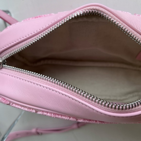 BURBERRY Lola TB Monogram Toweling Camera Crossbody-Primrose Pink - Picture 13 of 13